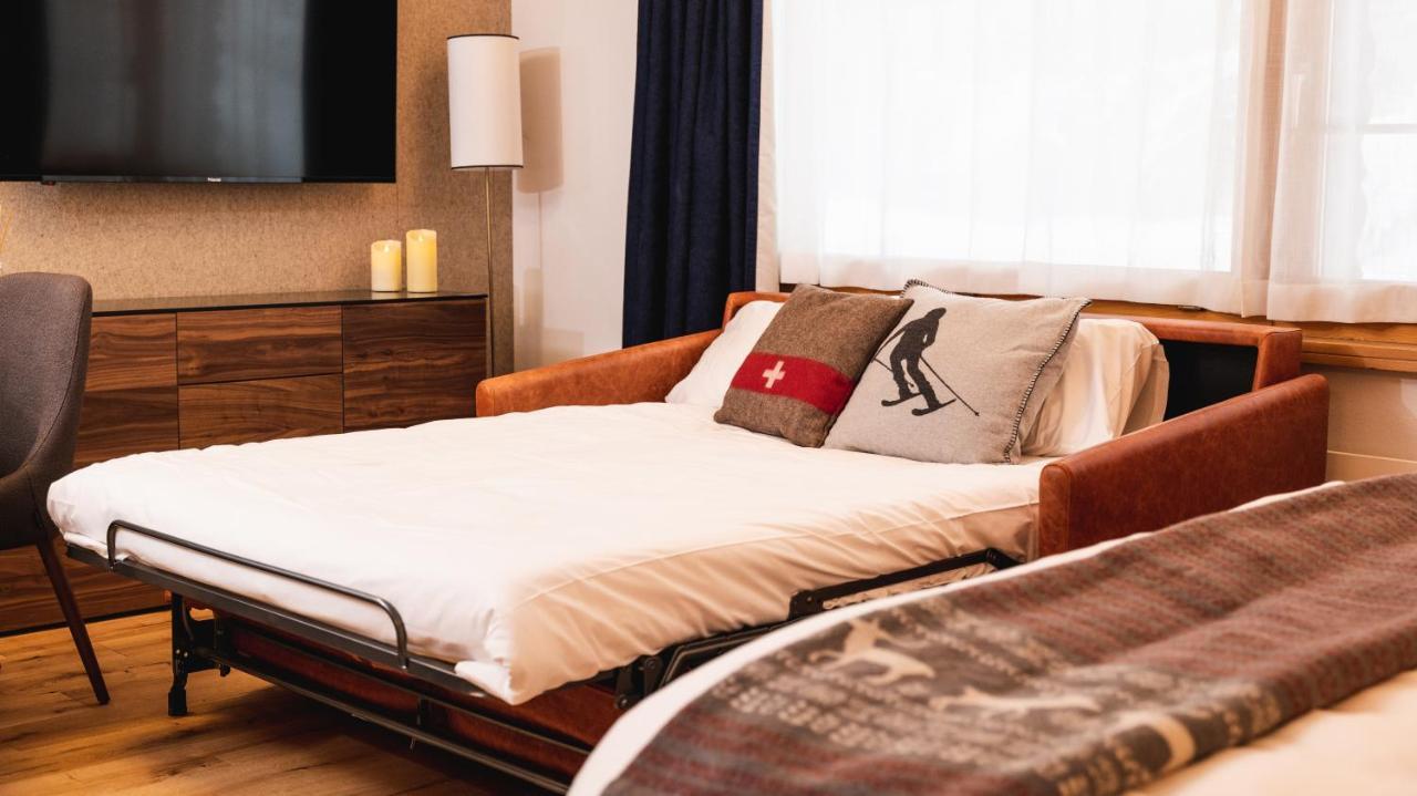 Wunderstay Alpine 16 Chic Studio Central Location Klosters Exterior foto