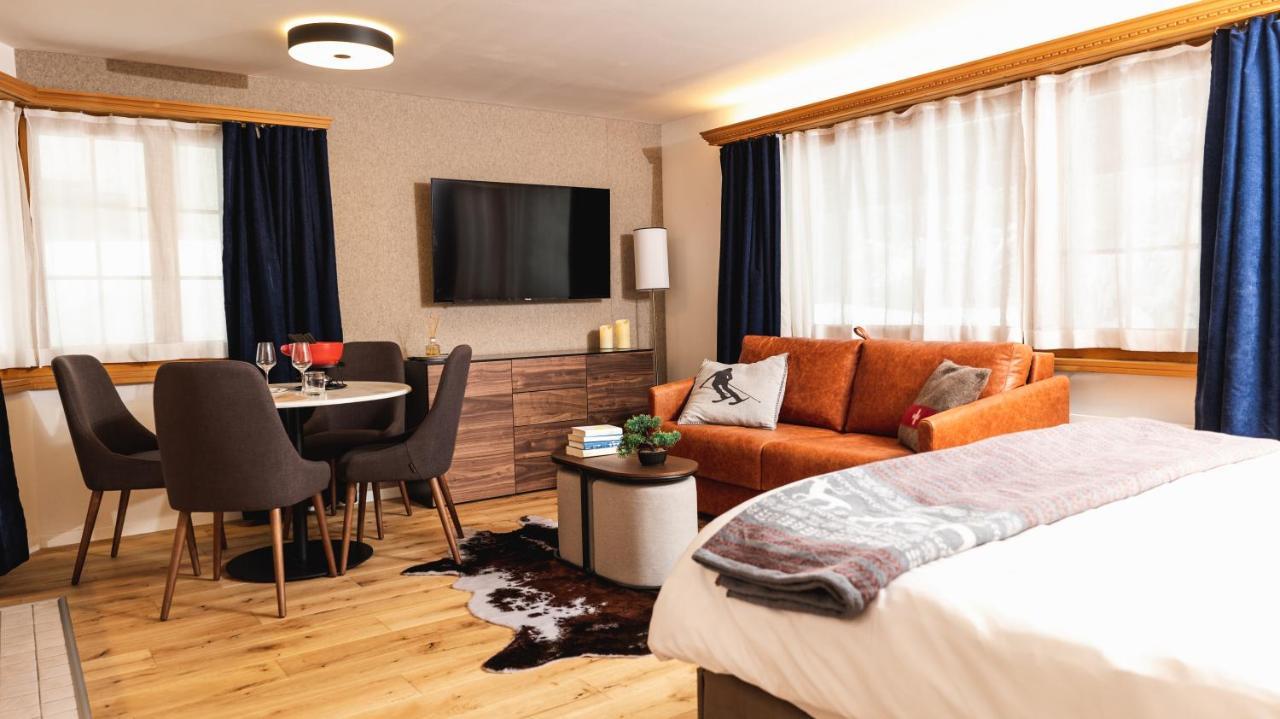 Wunderstay Alpine 16 Chic Studio Central Location Klosters Exterior foto
