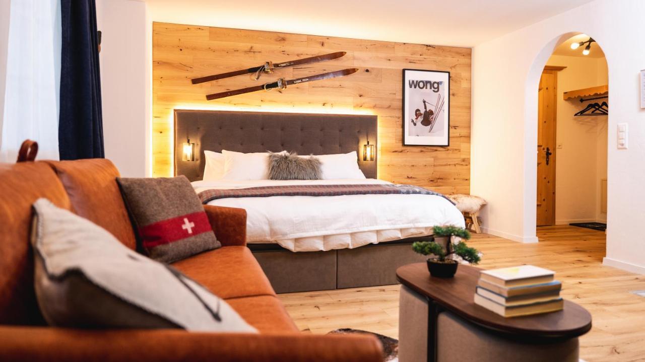 Wunderstay Alpine 16 Chic Studio Central Location Klosters Exterior foto