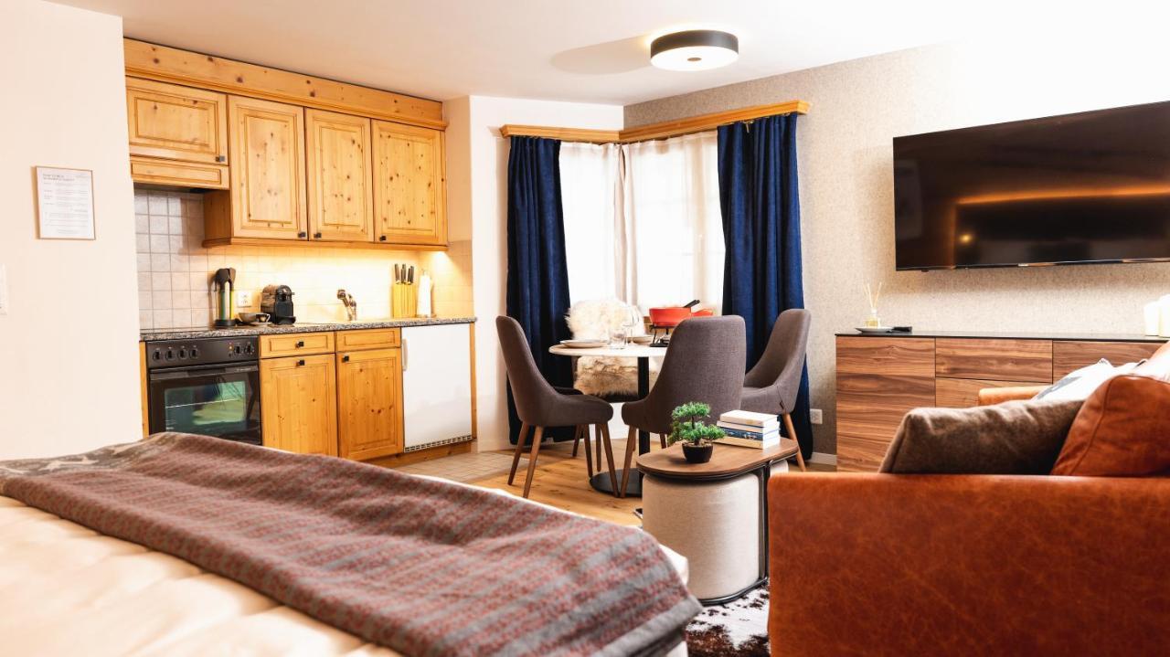Wunderstay Alpine 16 Chic Studio Central Location Klosters Exterior foto